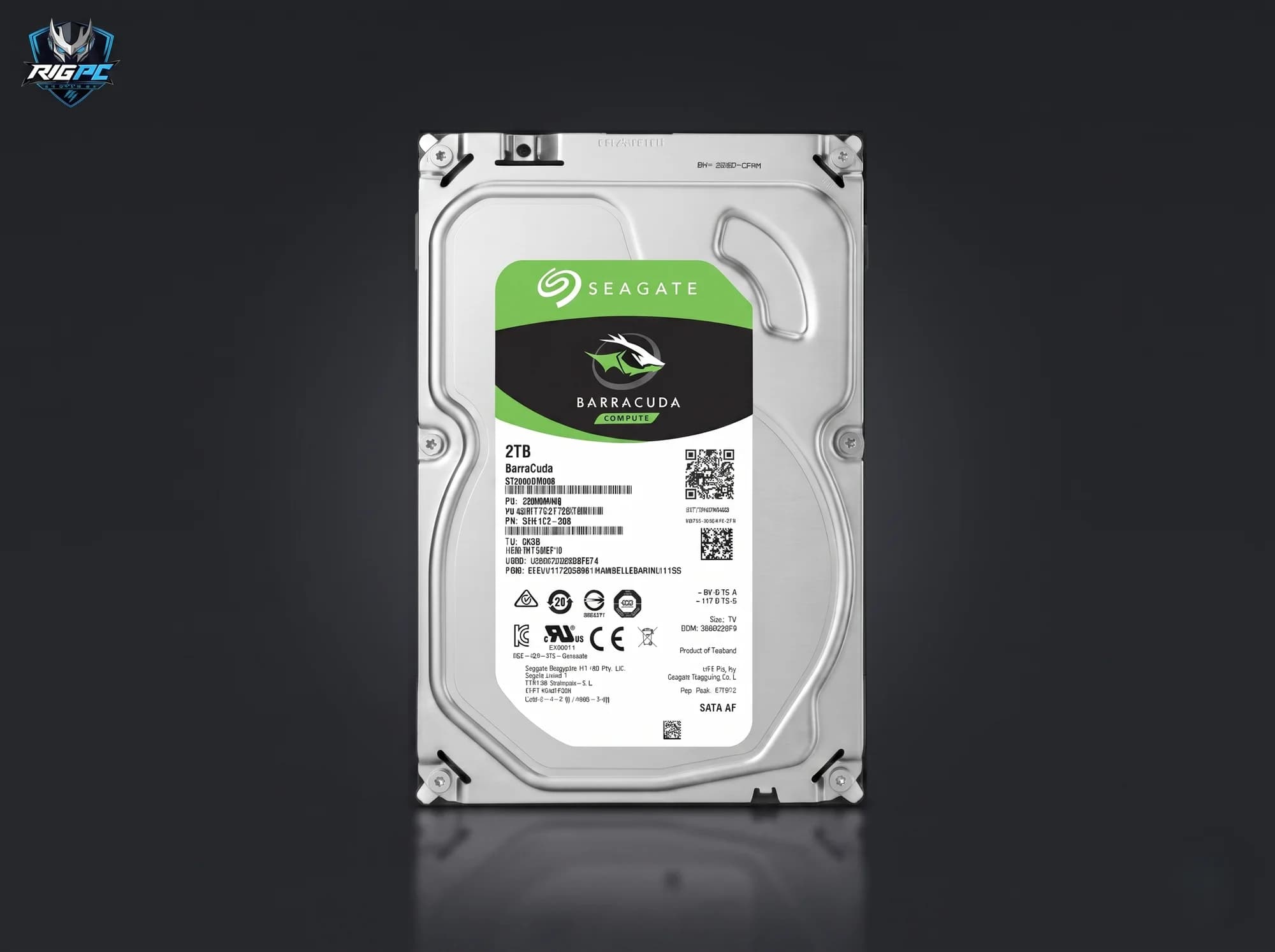 HDD 2TB 7200rpm (Đã kiểm định) — linh kiện máy tính tại RIGPC TP.HCM