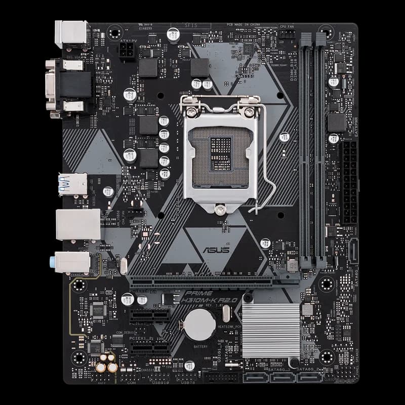 Mainboard ASUS PRIME H310M-K (LGA1151) — không tấm chắn I/O — linh kiện máy tính tại RIGPC TP.HCM