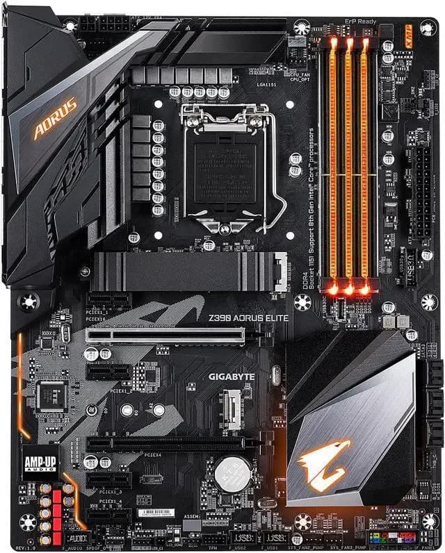 Mainboard Gigabyte ELITE Z390 AORU5 (LGA1151) — linh kiện máy tính tại RIGPC TP.HCM