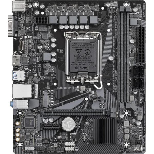 Mainboard Gigabyte B760M-K-V2 (LGA1700) — không tấm chắn I/O — linh kiện máy tính tại RIGPC TP.HCM