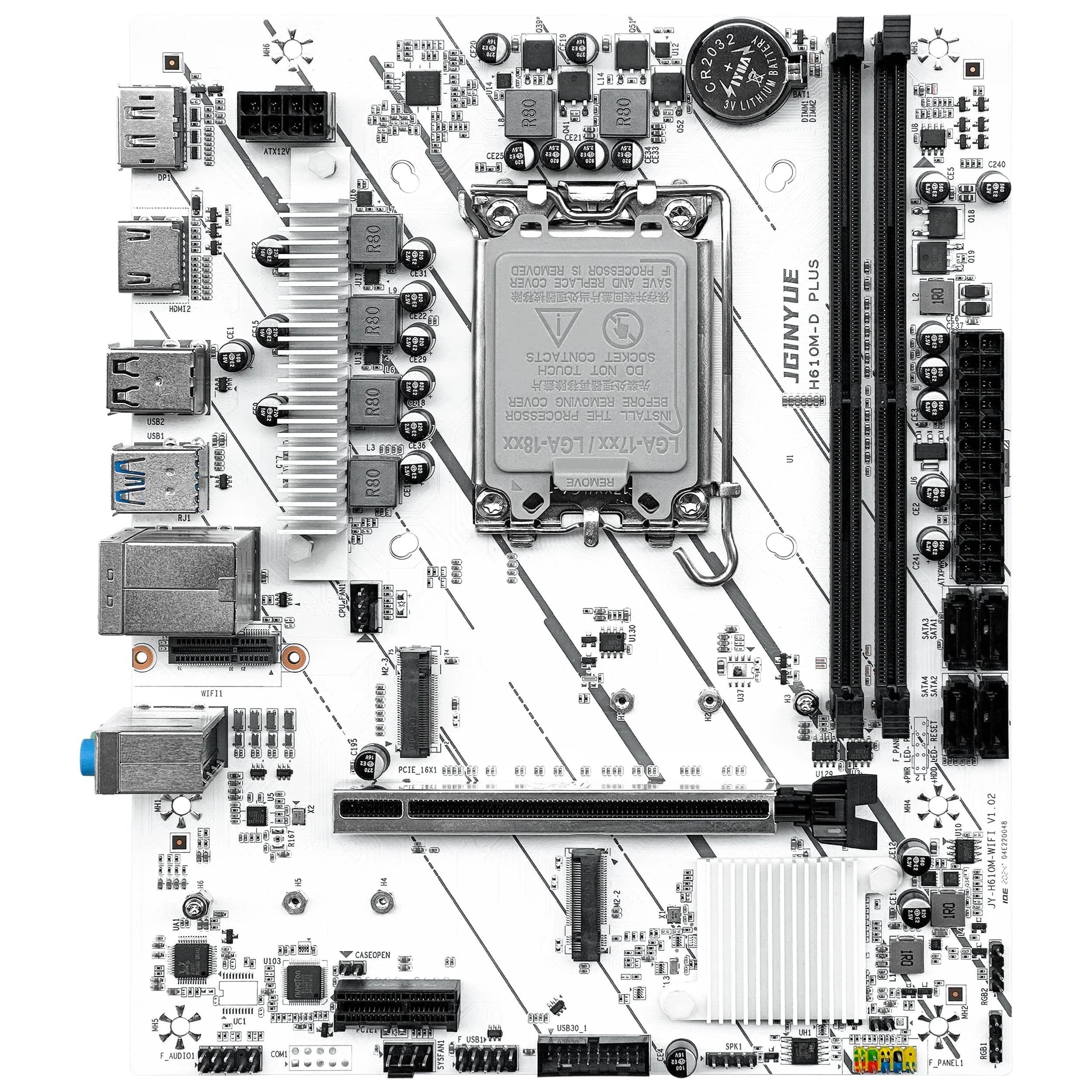 Mainboard JGINYUE H610M-D PLUS (LGA1700) — linh kiện máy tính tại RIGPC TP.HCM