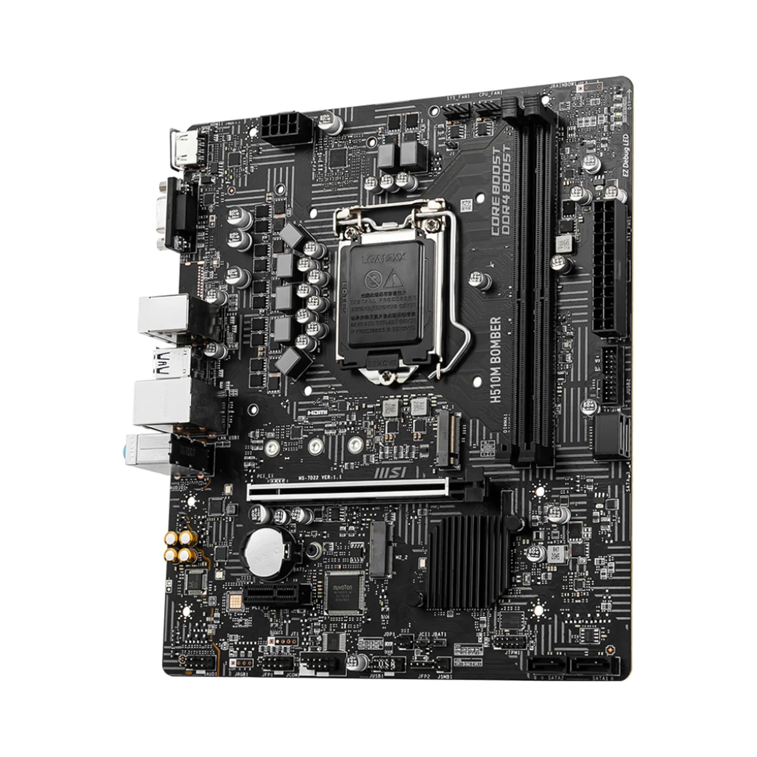Mainboard MSI BOMBER H510 (LGA1200) — linh kiện máy tính tại RIGPC TP.HCM