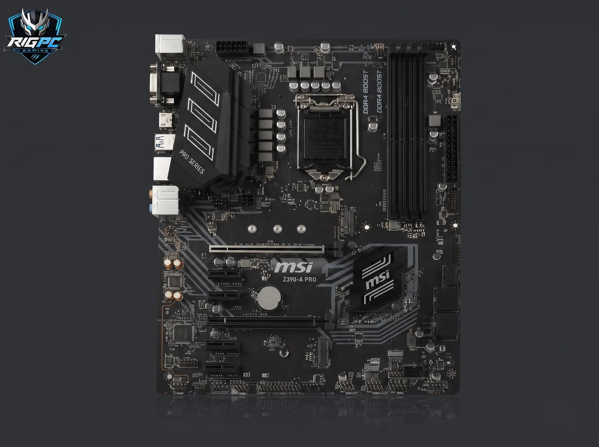 Mainboard MSI PRO Z390-A (LGA1151, DDR4) — không tấm chắn I/O — linh kiện máy tính tại RIGPC TP.HCM