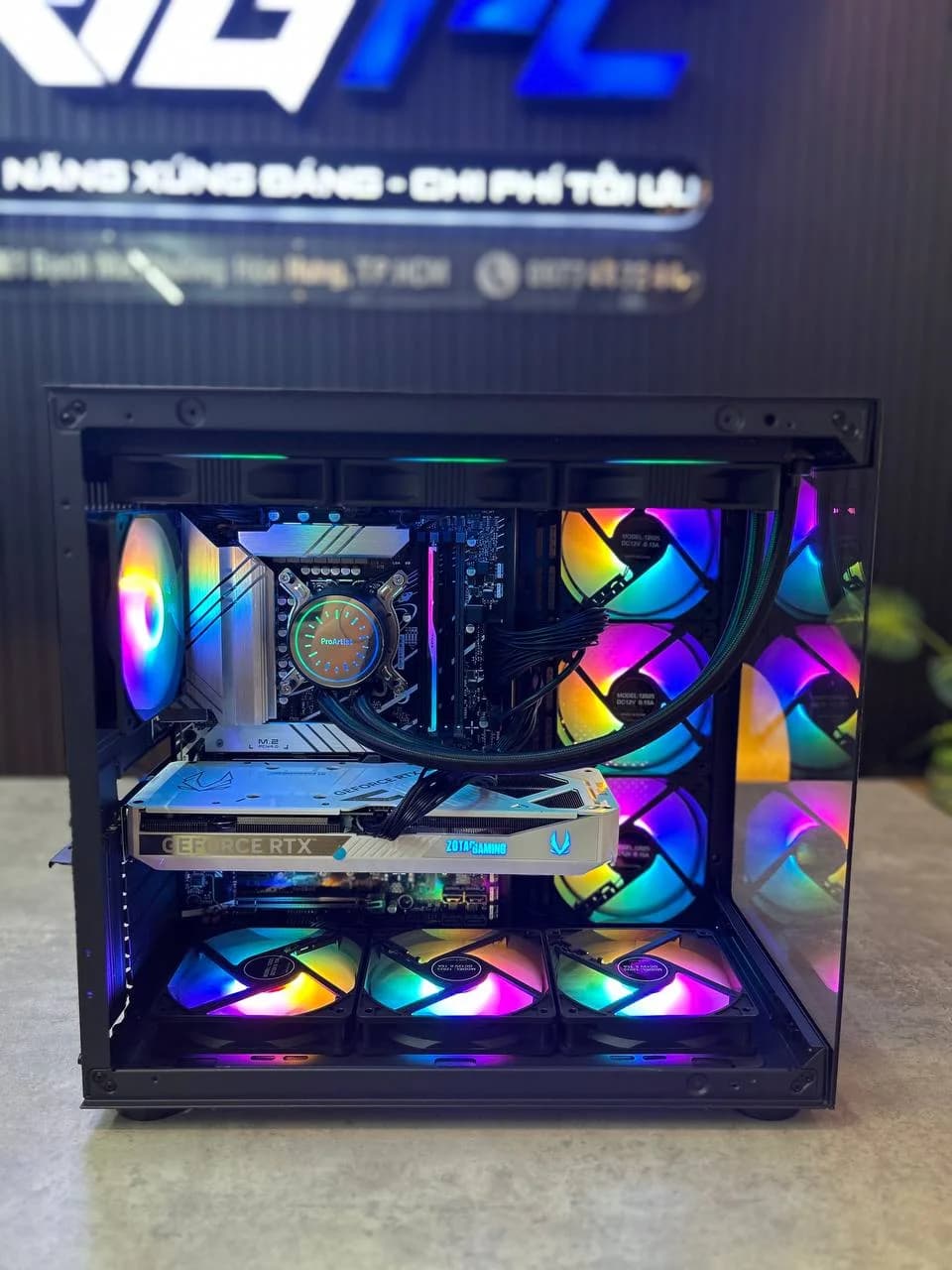 PC Gaming RTX 5070 I9-14900KF 48GB DDR5 SSD NVME 1TB - Ảnh 4