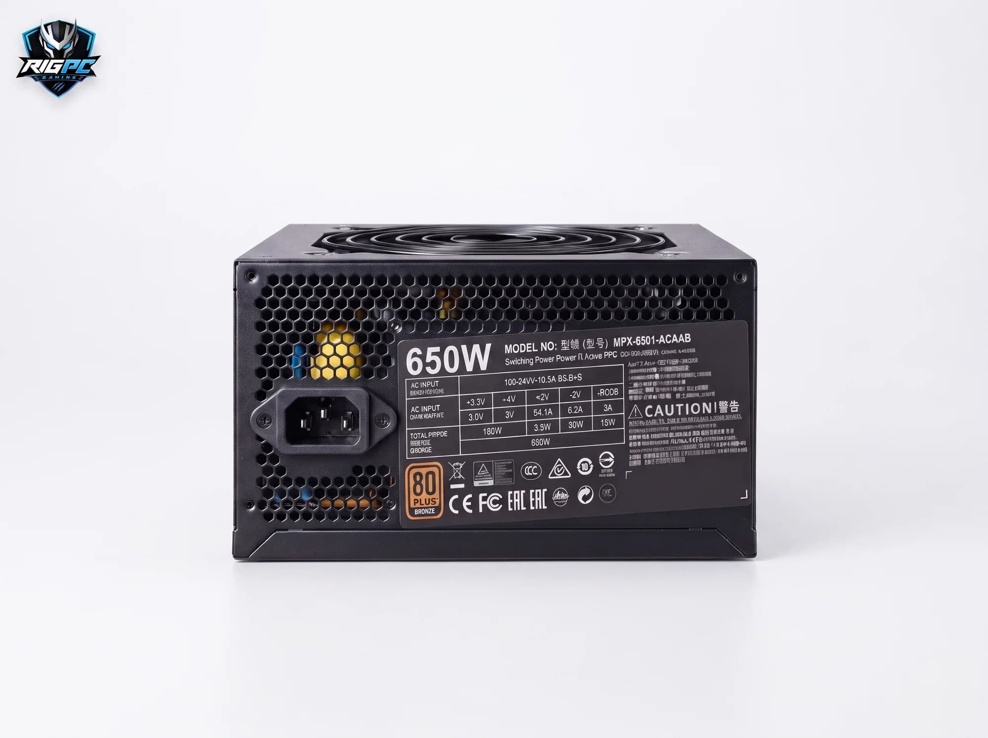 PSU 650W 80 Plus Bronze (Đã kiểm định) — linh kiện máy tính tại RIGPC TP.HCM