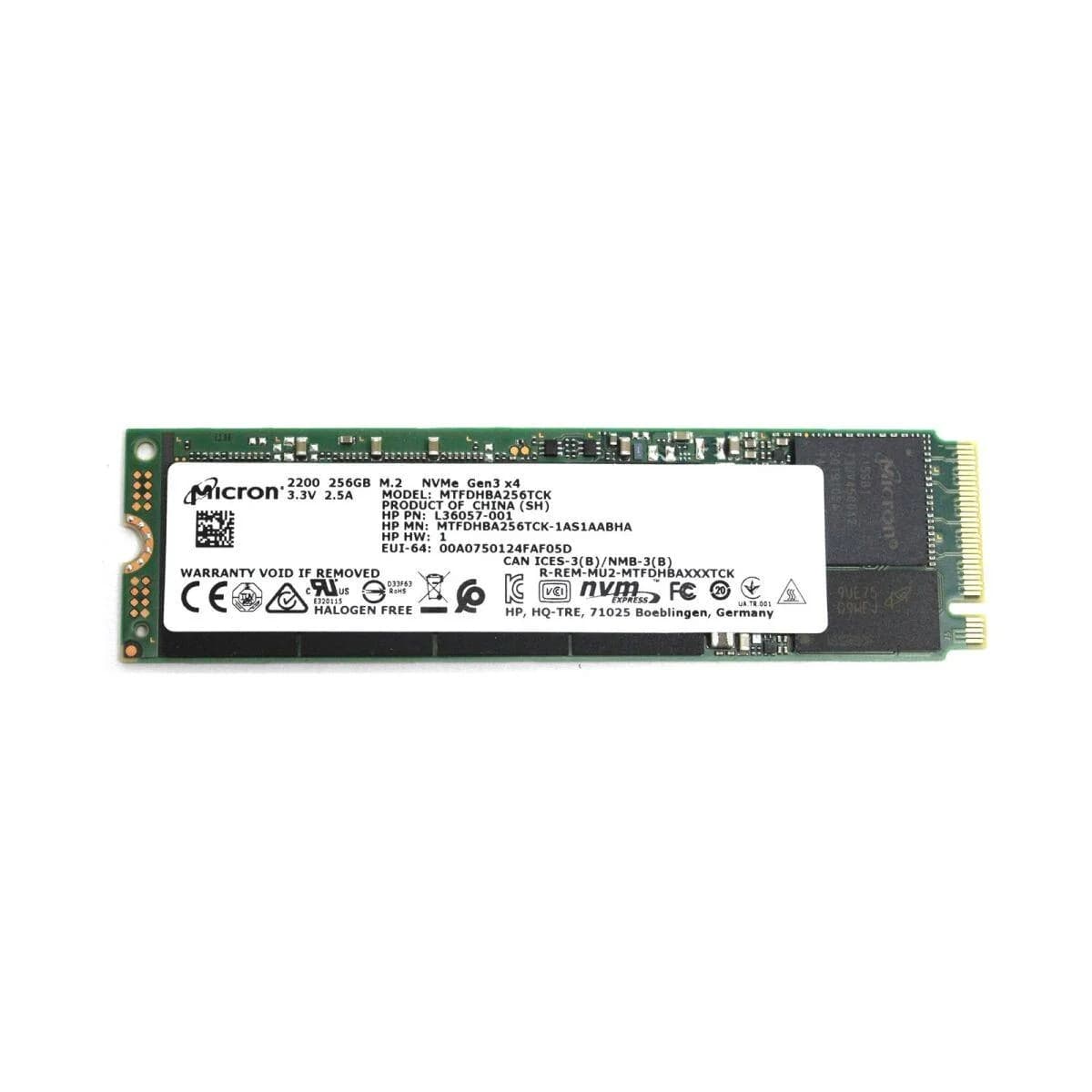SSD NVMe 256GB (Đã kiểm định) — linh kiện máy tính tại RIGPC TP.HCM