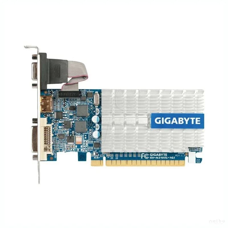 VGA Gigabyte GT 210 1GB DDR3 — linh kiện máy tính tại RIGPC TP.HCM
