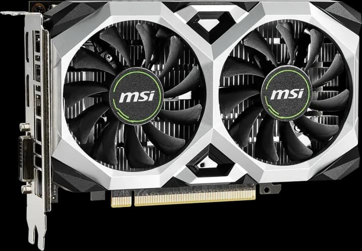 Card màn hình MSI GeForce GTX 1650 D6 Ventus XS OC hai quạt