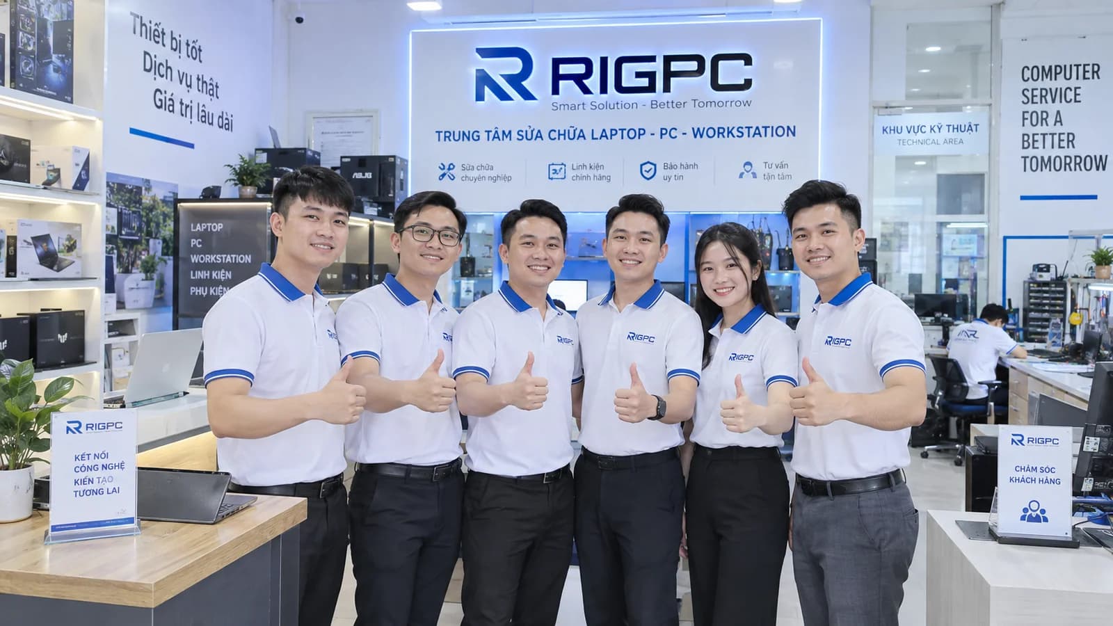 Hình minh họa đội ngũ kỹ thuật RIGPC