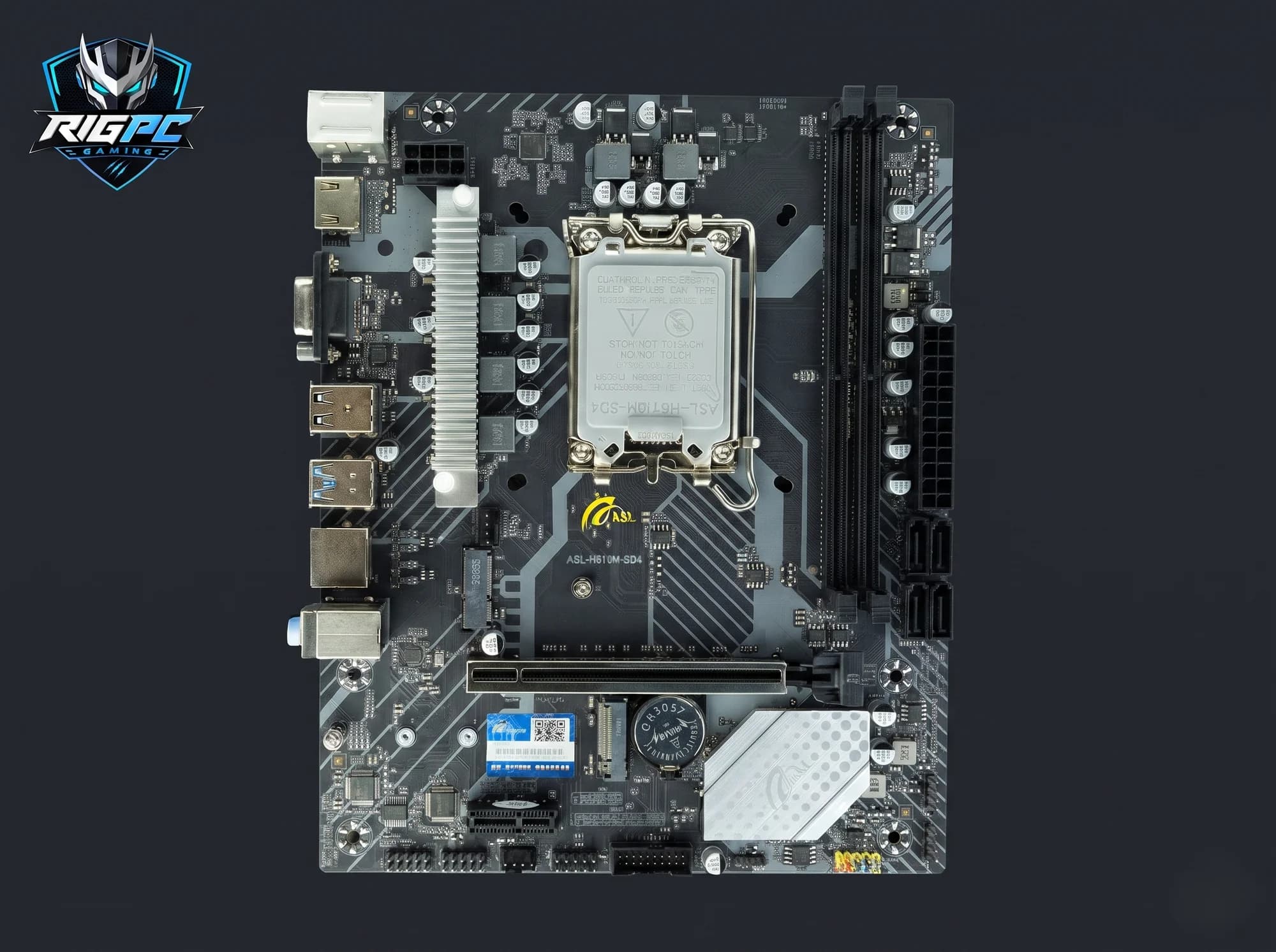 Mainboard ASL H610M-5D4 (LGA1700) — linh kiện máy tính tại RIGPC TP.HCM