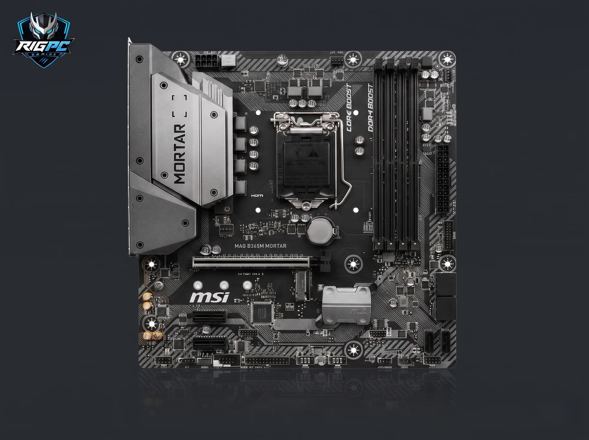 Mainboard ASUS B365M-K (LGA1151) — không tấm chắn I/O — linh kiện máy tính tại RIGPC TP.HCM
