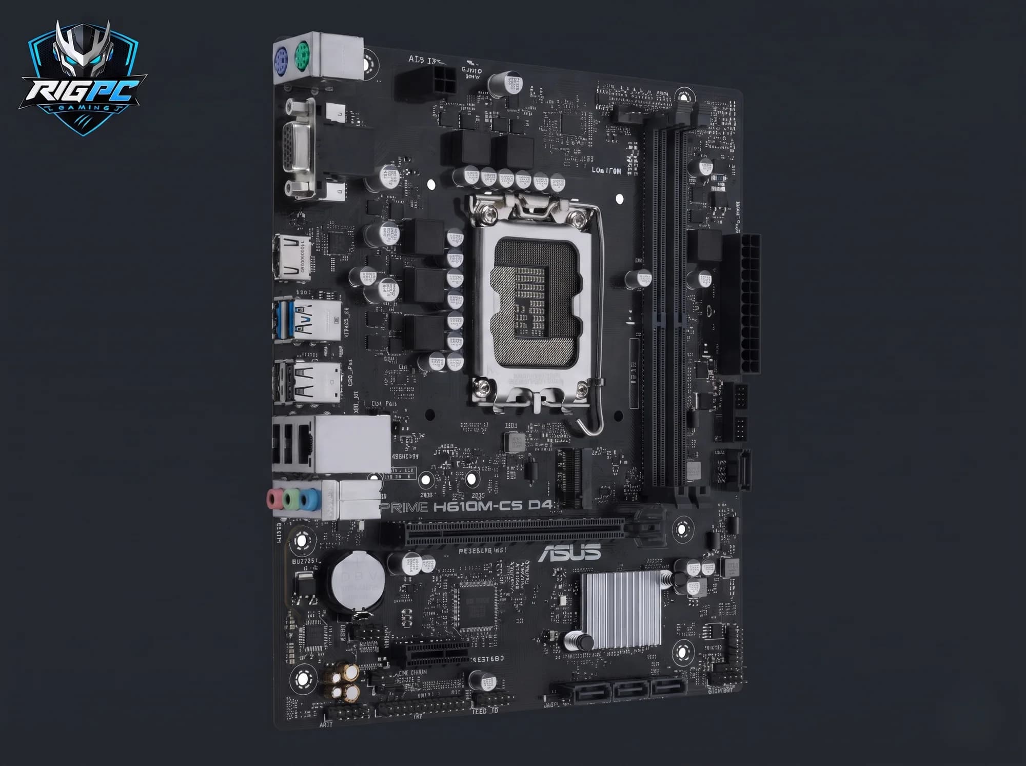 Mainboard ASUS H610M-CS (LGA1700, DDR4) — không tấm chắn I/O — linh kiện máy tính tại RIGPC TP.HCM