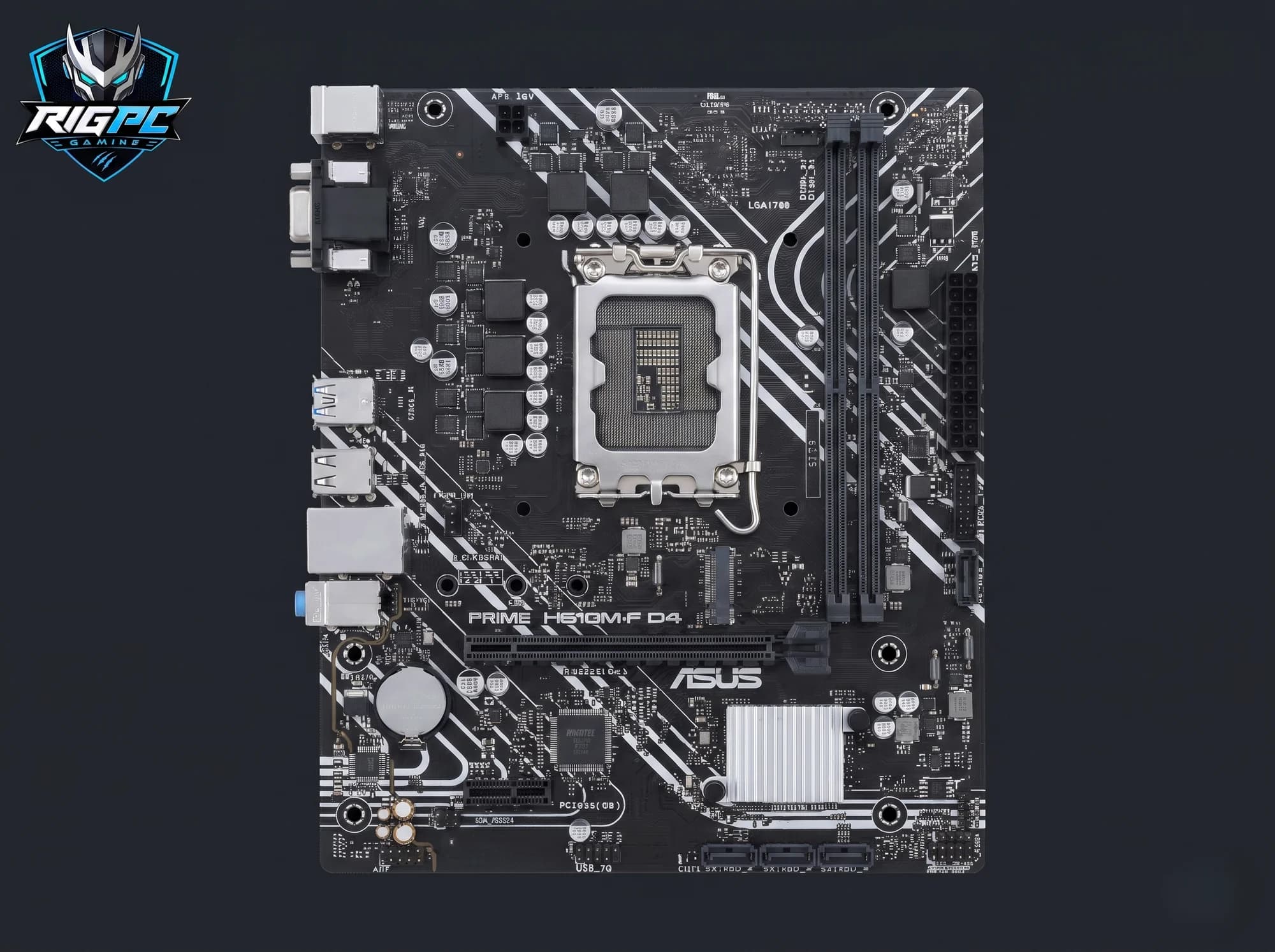 Mainboard ASUS H610M-F (LGA1700, DDR4) — linh kiện máy tính tại RIGPC TP.HCM