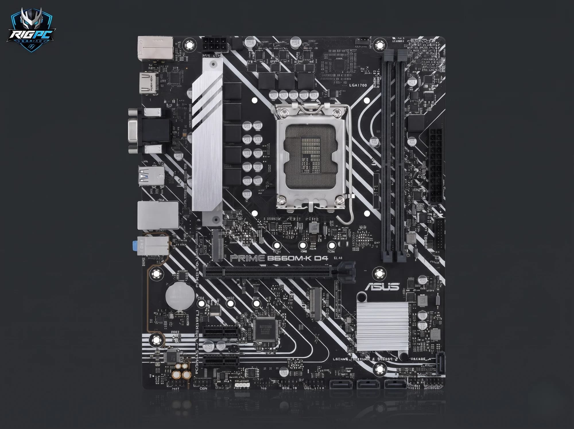 Mainboard ASUS PRIME B660M-K (LGA1700, DDR4) — không tấm chắn I/O - Ảnh 3