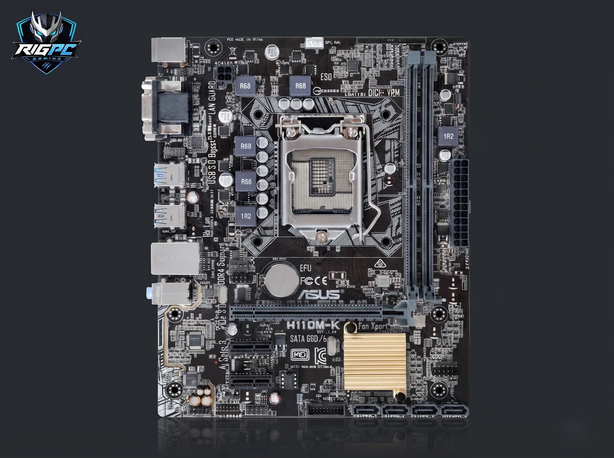 Mainboard ASUS PRIME H110M-K (LGA1151) — không tấm chắn I/O - Ảnh 3