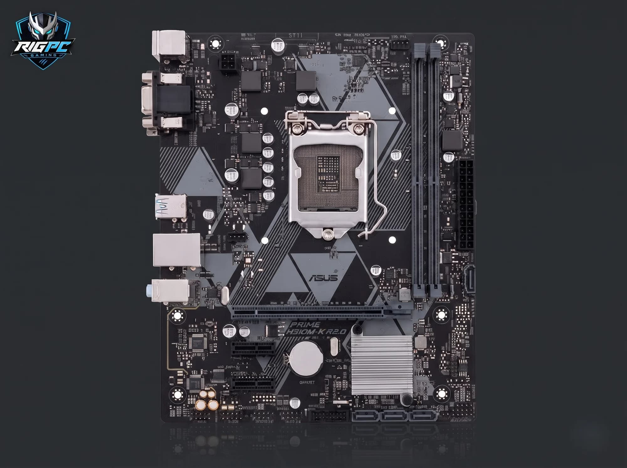 Mainboard ASUS PRIME H310M-K (LGA1151) — không tấm chắn I/O — linh kiện máy tính tại RIGPC TP.HCM