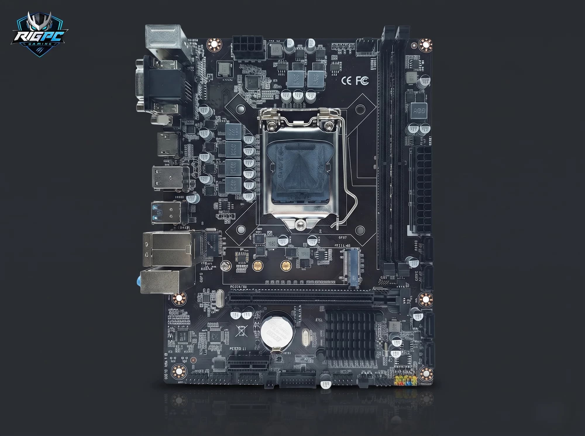 Mainboard ELSA H510M-CU (LGA1200) — không tấm chắn I/O — linh kiện máy tính tại RIGPC TP.HCM