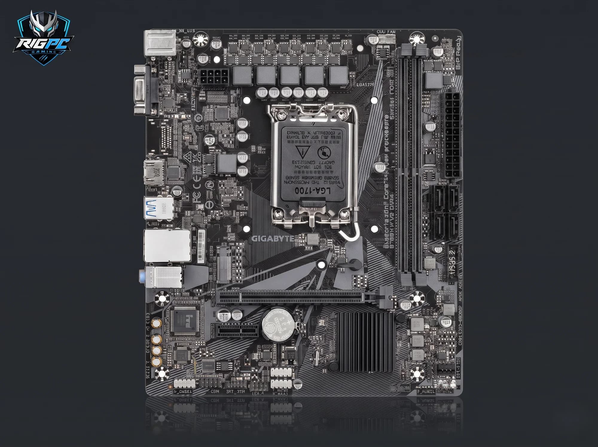 Mainboard Gigabyte B760M-K-V2 (LGA1700) — không tấm chắn I/O — linh kiện máy tính tại RIGPC TP.HCM