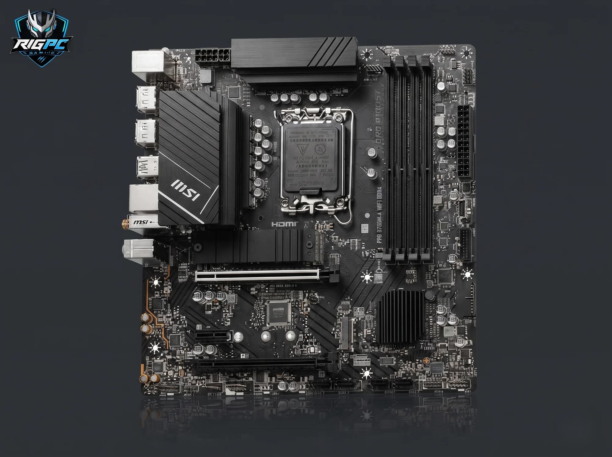 Mainboard MSI BOMBER B760M (LGA1700) — không tấm chắn I/O — linh kiện máy tính tại RIGPC TP.HCM