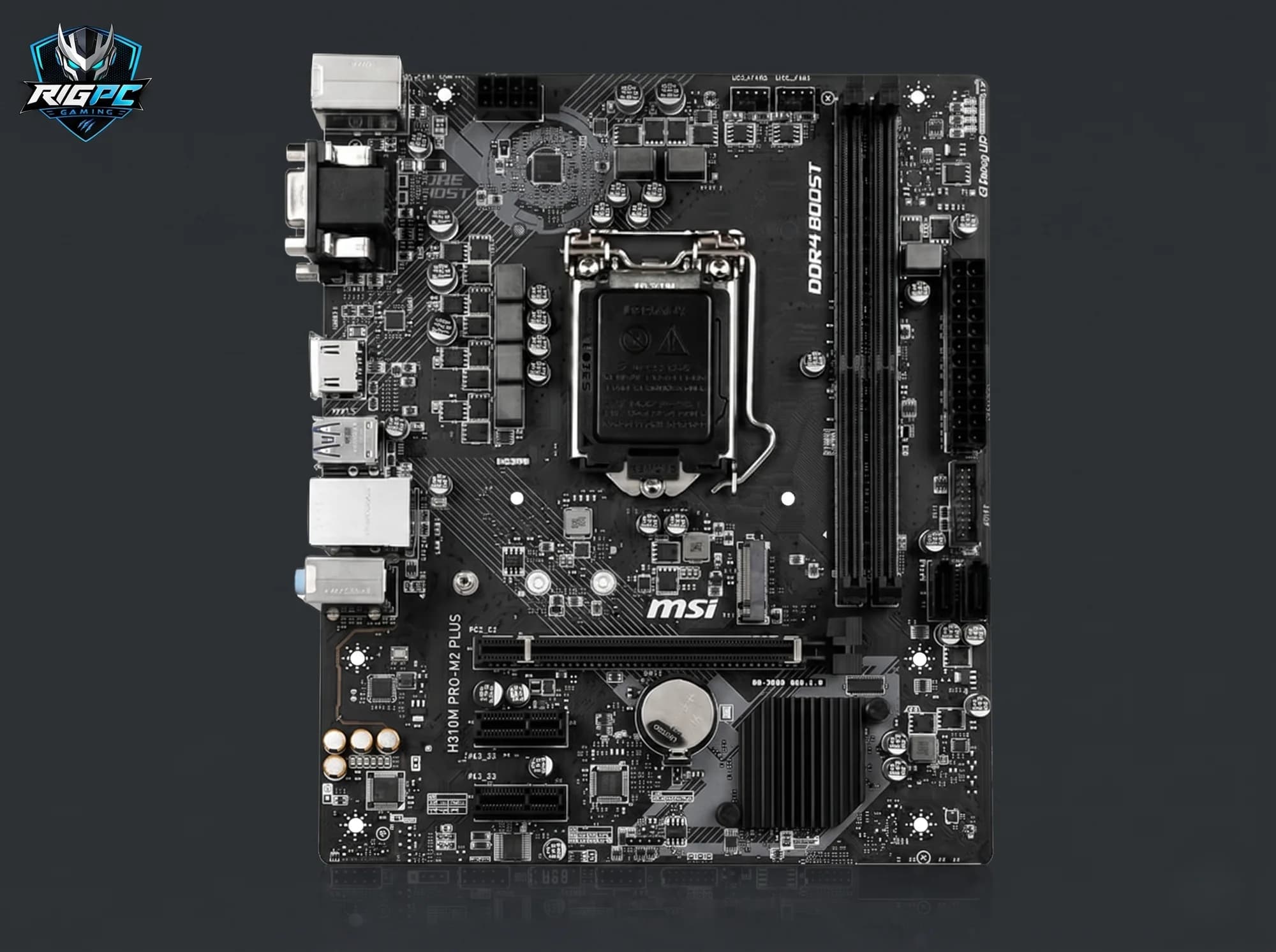 Mainboard MSI H310 PROM2PLUSD4 (LGA1151) — không tấm chắn I/O — linh kiện máy tính tại RIGPC TP.HCM