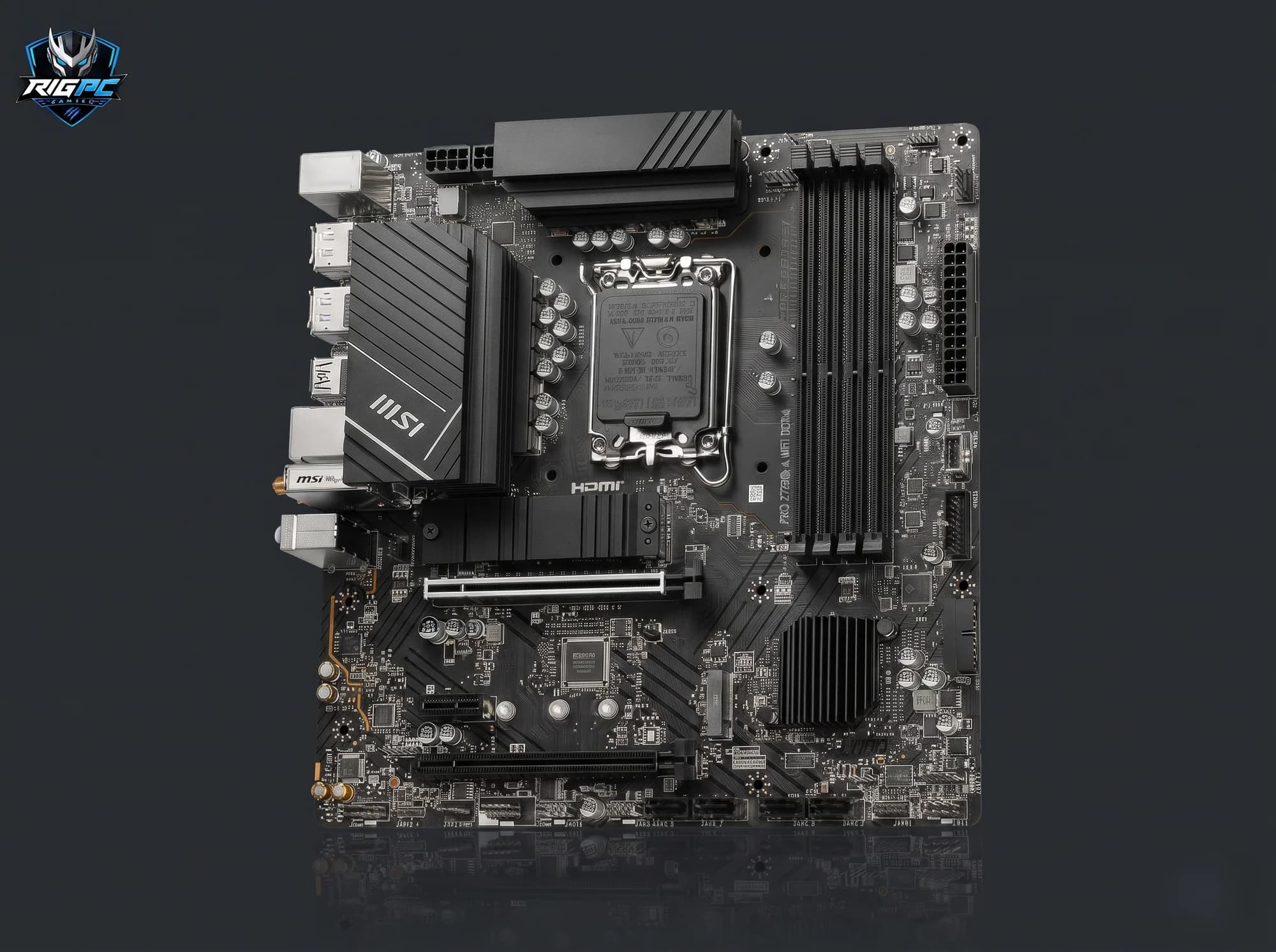 Mainboard MSI PRO B760M-A (LGA1700, DDR4) — không tấm chắn I/O — linh kiện máy tính tại RIGPC TP.HCM