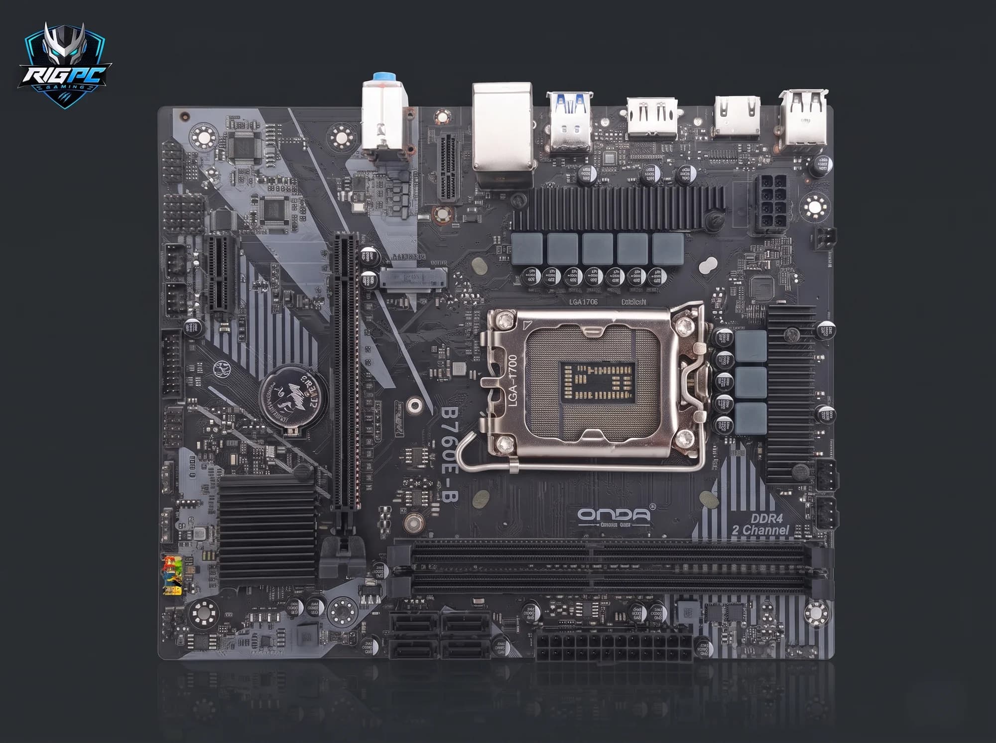 Mainboard Onda B760E-B VER1.0 (LGA1700) — không tấm chắn I/O — linh kiện máy tính tại RIGPC TP.HCM