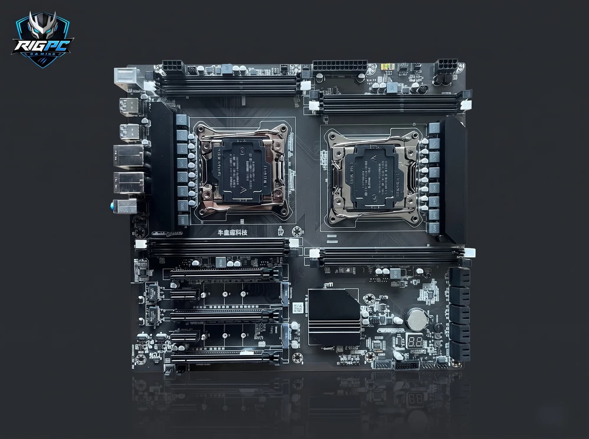 Mainboard ZX DU99 (LGA2011-3, DDR4) — kèm 2 CPU Xeon E5-2680 v4 — linh kiện máy tính tại RIGPC TP.HCM