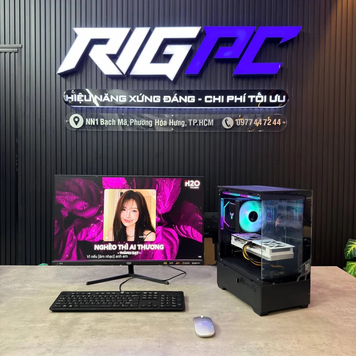 PC Gaming i3-12100F RTX 4060 8GB – CS2, Delta Force, GTA V, Game AAA 1080p tại RIGPC