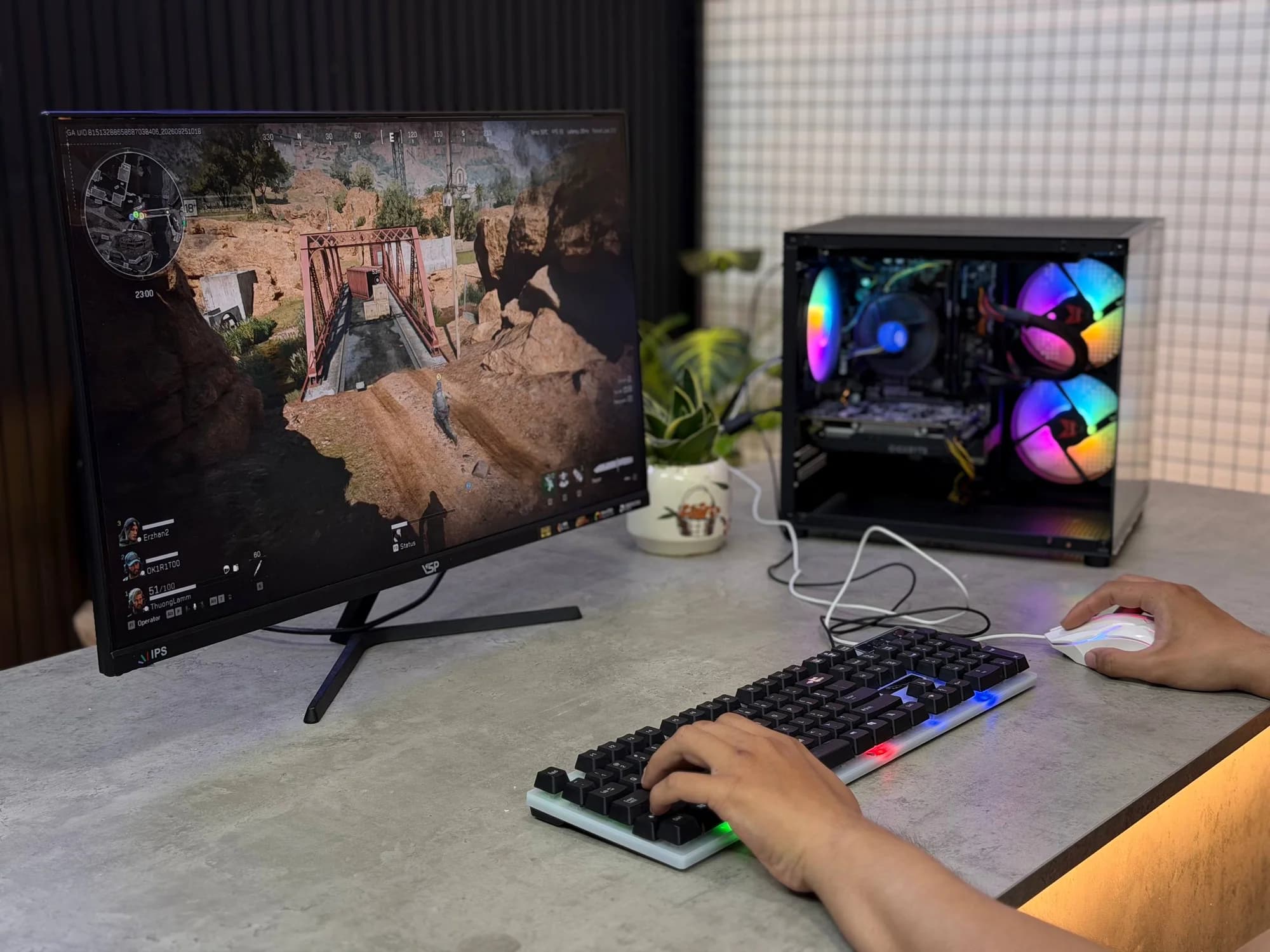 PC Gaming i5-6500 GTX 1650 4GB – Delta Force, CS2, Valorant, GTA V
