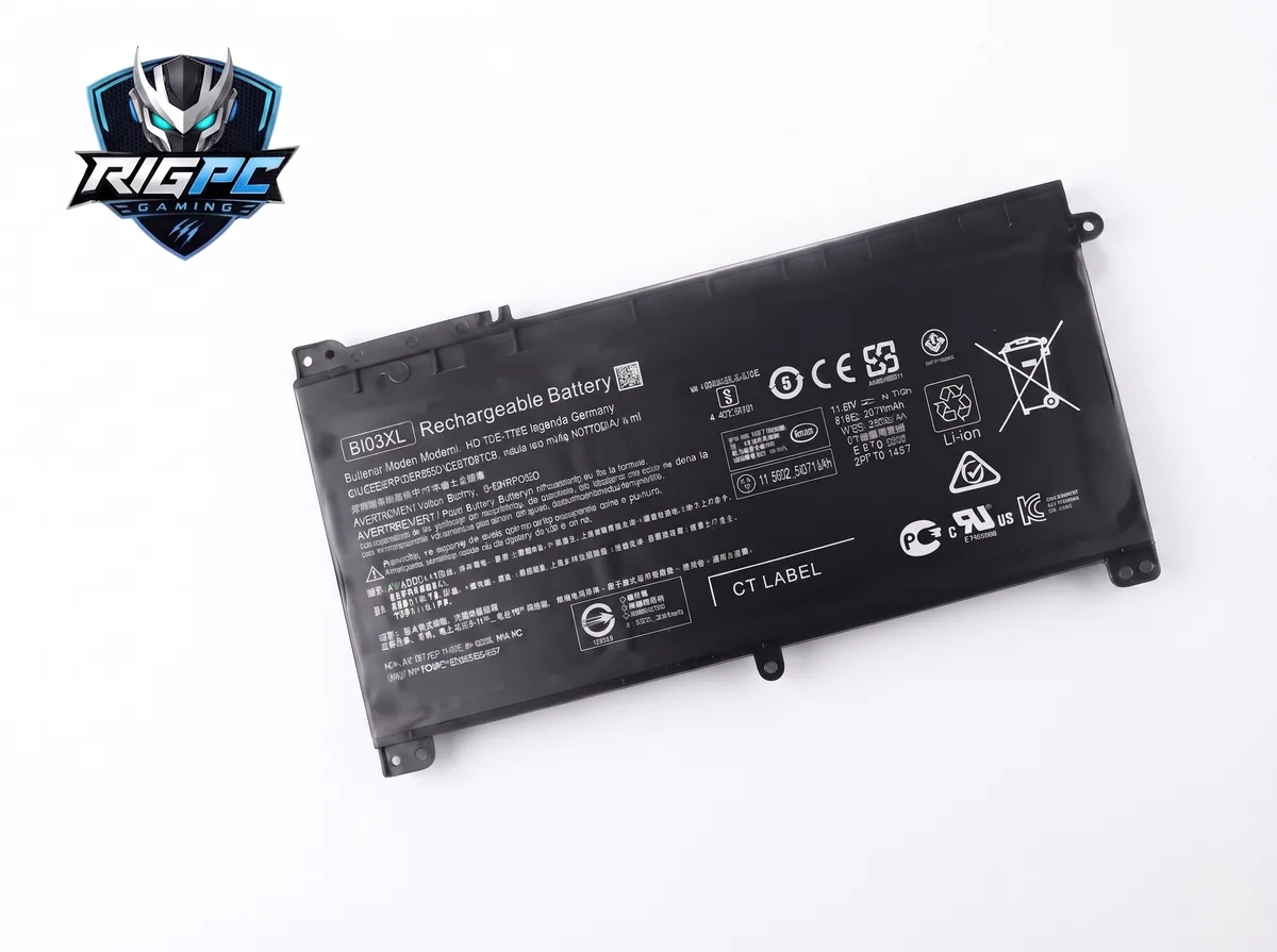 Pin OEM cell mới — ảnh thực tế tại RIGPC