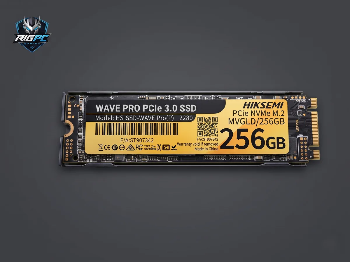 SSD 256GB mới (trọn gói + clone dữ liệu) — ảnh thực tế tại RIGPC