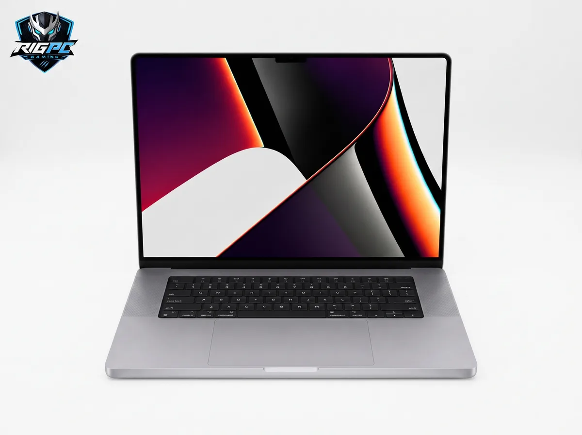 Mặt trước MacBook Pro 16 M1 Pro 2021 (A2485) — ảnh thực tế tại RIGPC