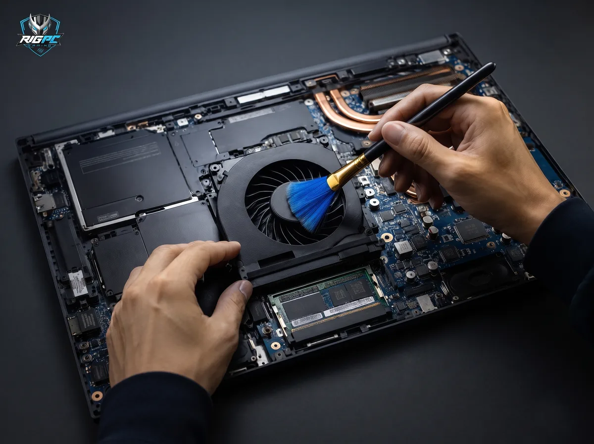 Linh kiện — Vệ sinh MacBook thực tế tại RIGPC